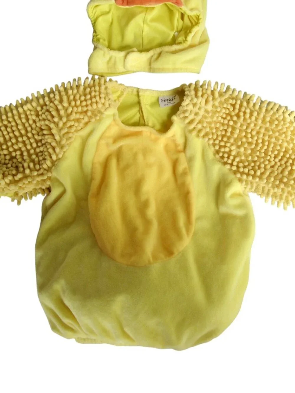 Yellow Duck Costume Shaggy Baby Bubble • Halloween